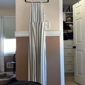 Long, spaghetti strap dress